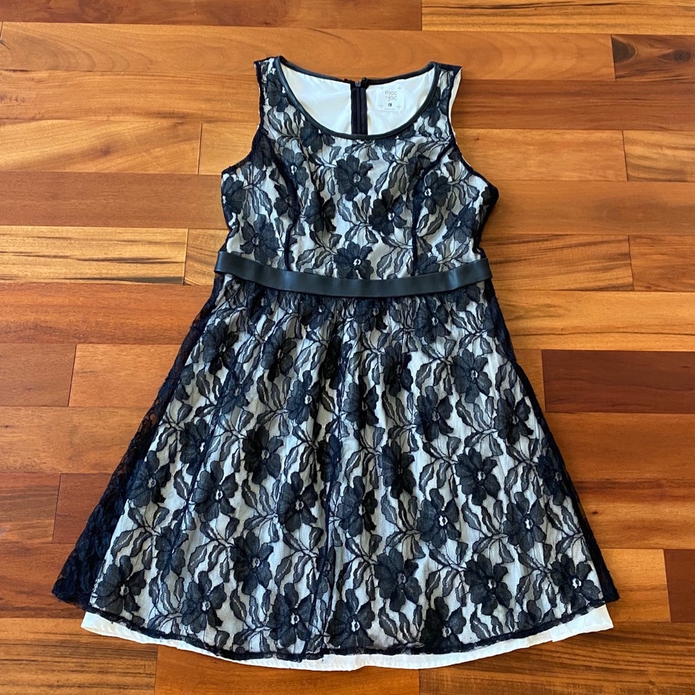 Mac and Jack lace design sleeveless dress